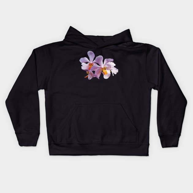 Orchids - Delicate Pink Orchids Kids Hoodie by SusanSavad